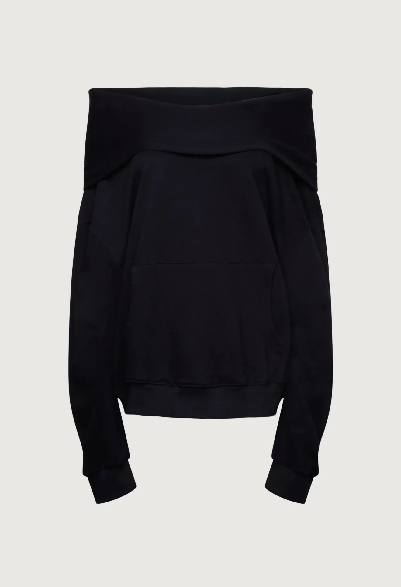 Oversize Off-Shoulder Hoodie