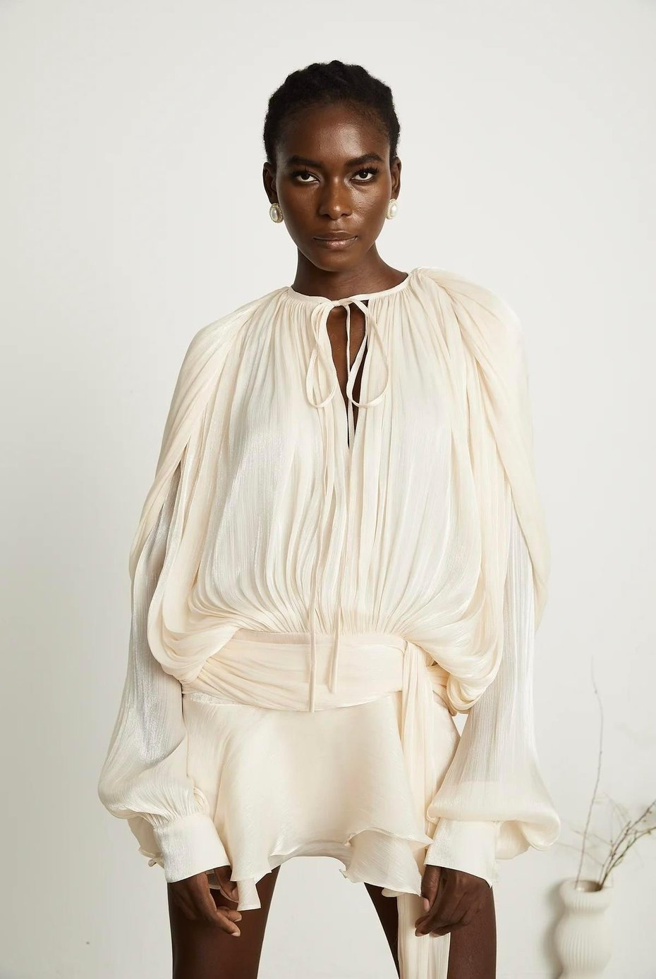 Evelyn Kuşaklı Mini Elbise