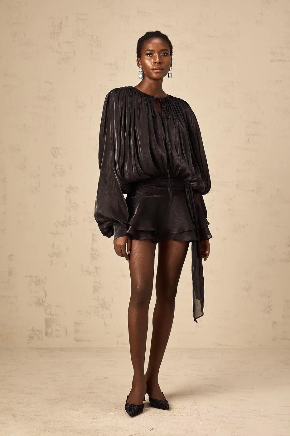 Evelyn Kuşaklı Mini Elbise