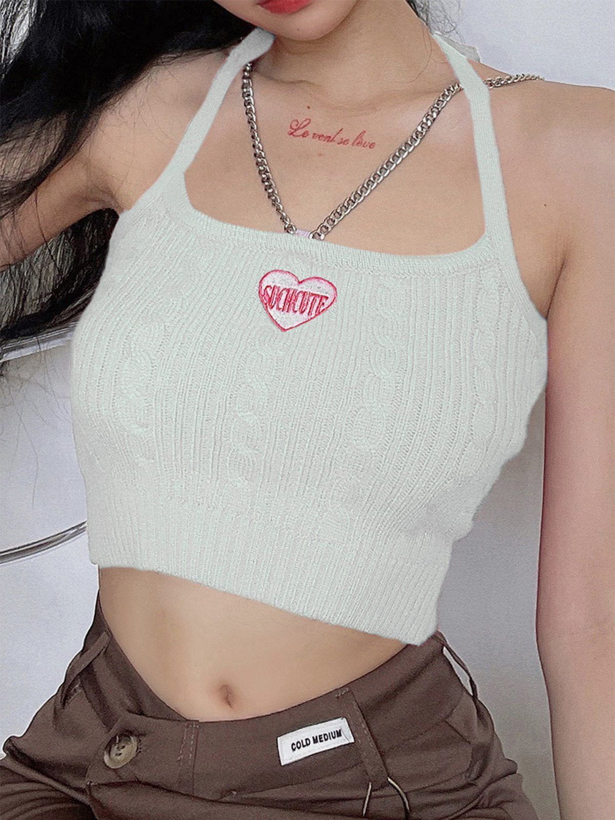 Cropped Chain Y2K