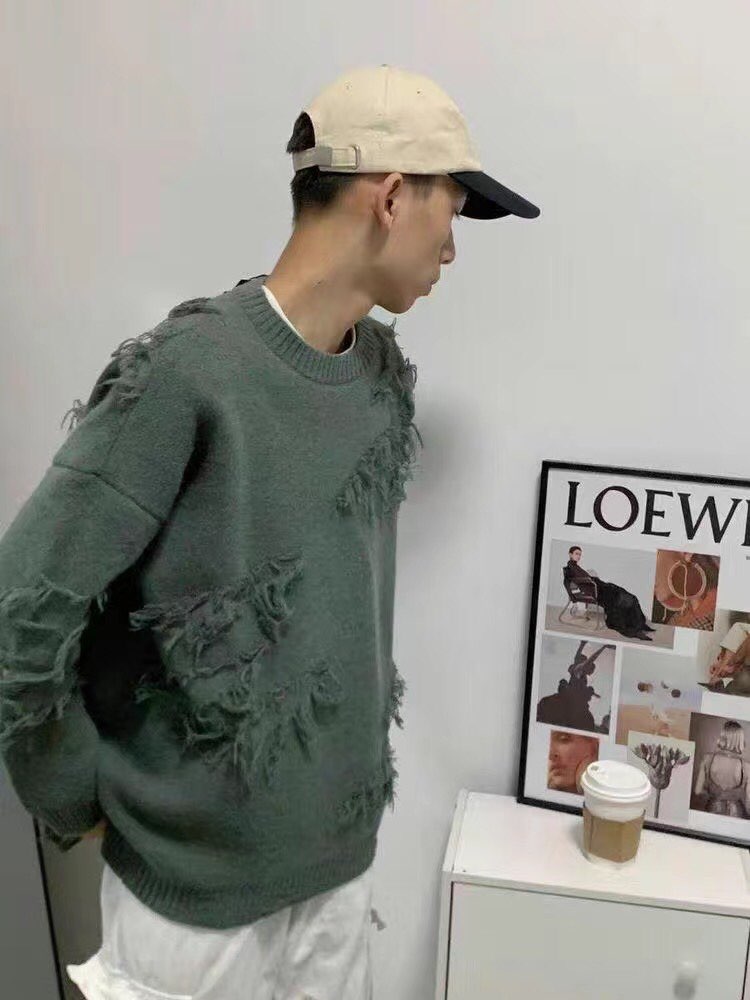 VINTAGE FRINGE SWEATER