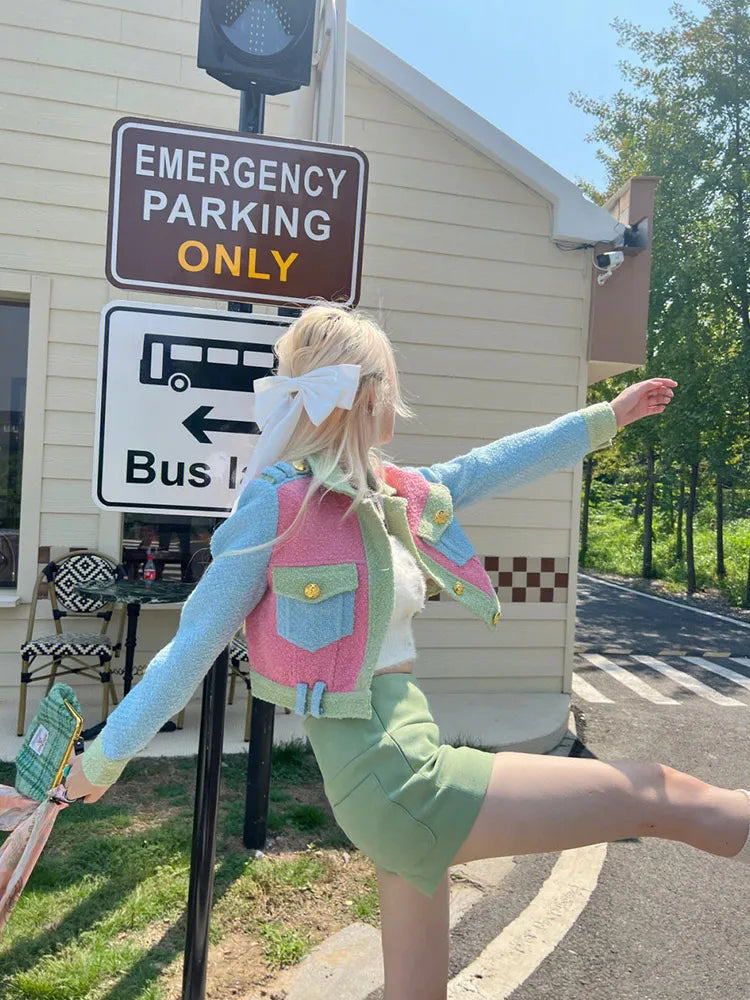 Colorblock Patchwork Jacket