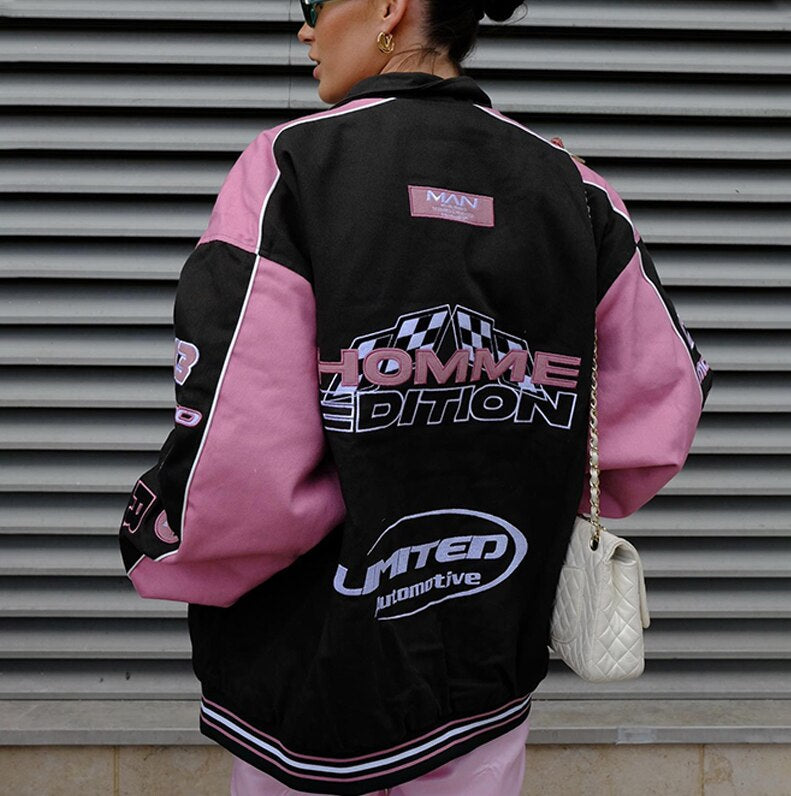 Patchwork Vintage Racing Jacket