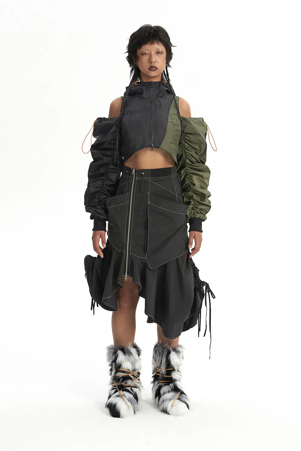 Parachute Cropped Jacket