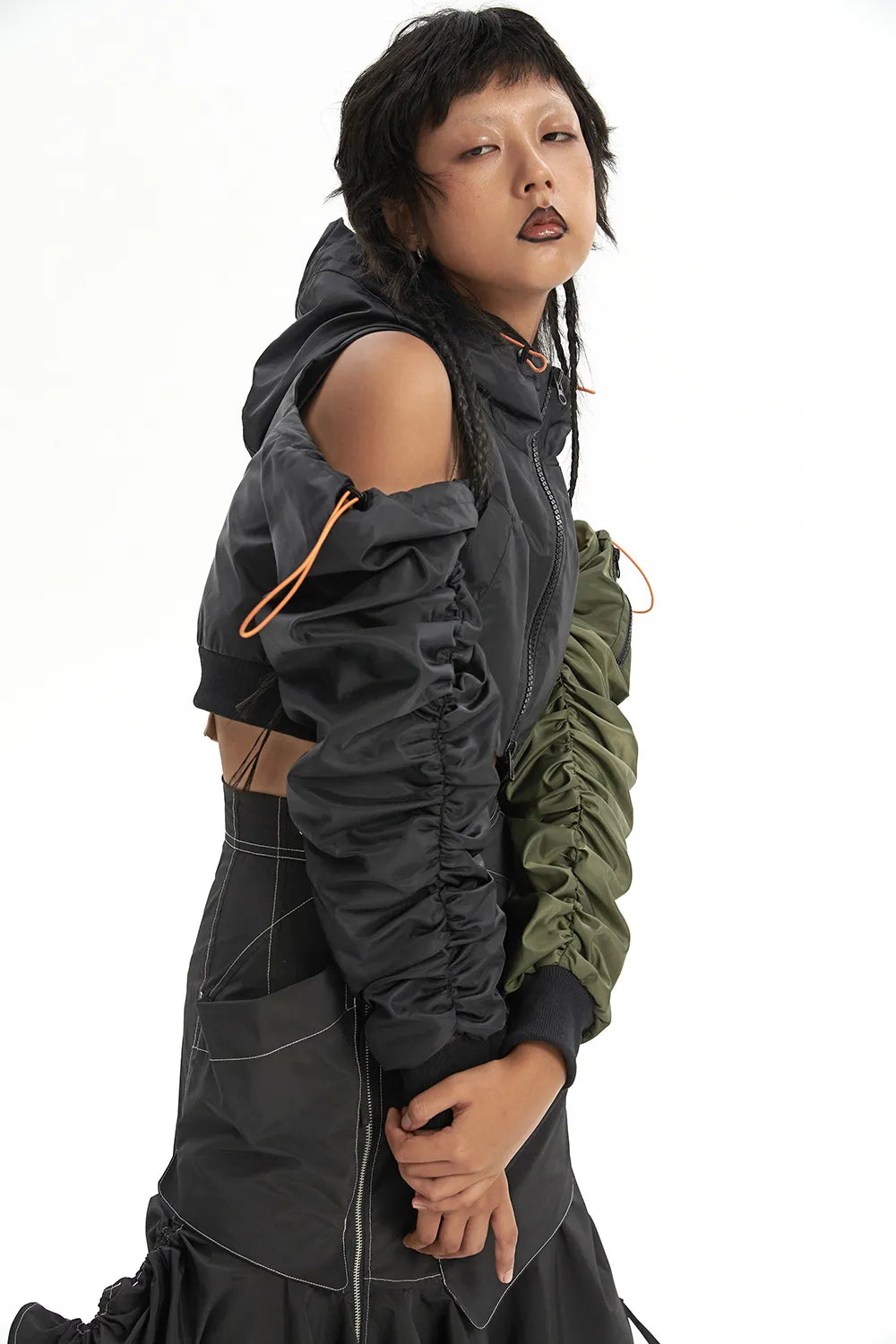 Parachute Cropped Jacket