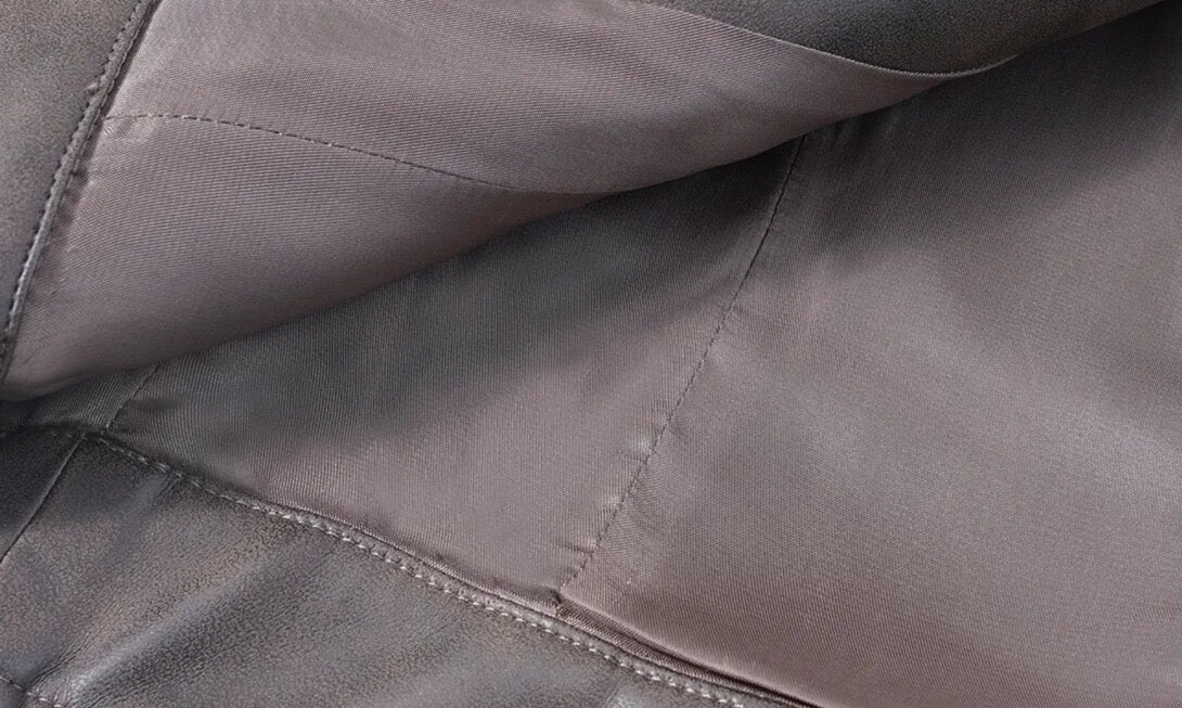 Street Leather Jacket Set