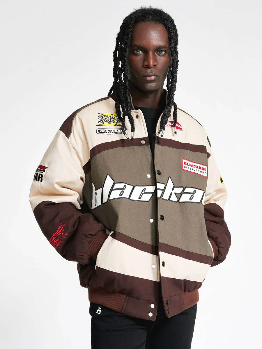 "Blackair" Retro Racing Jacket