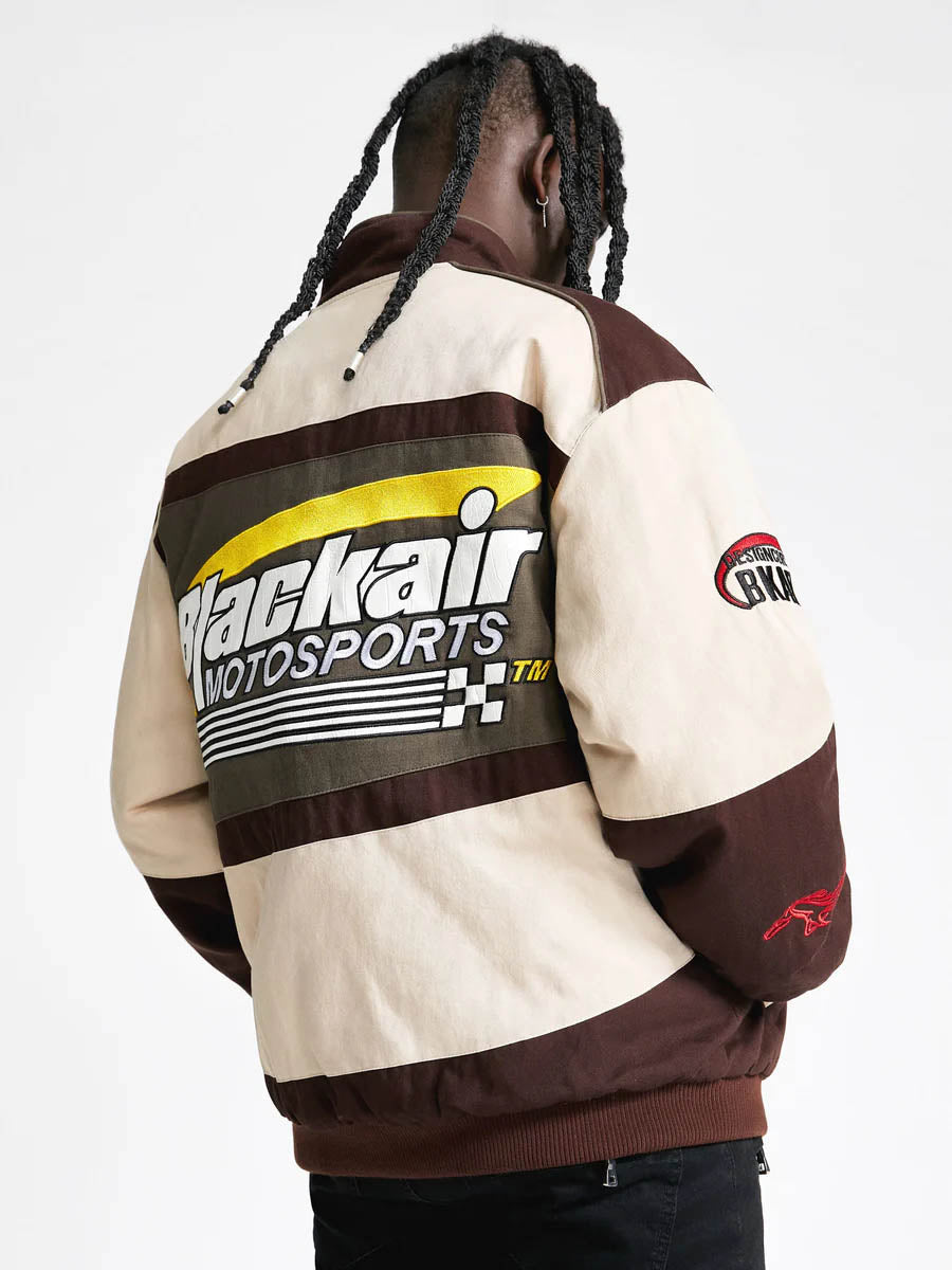 "Blackair" Retro Racing Jacket