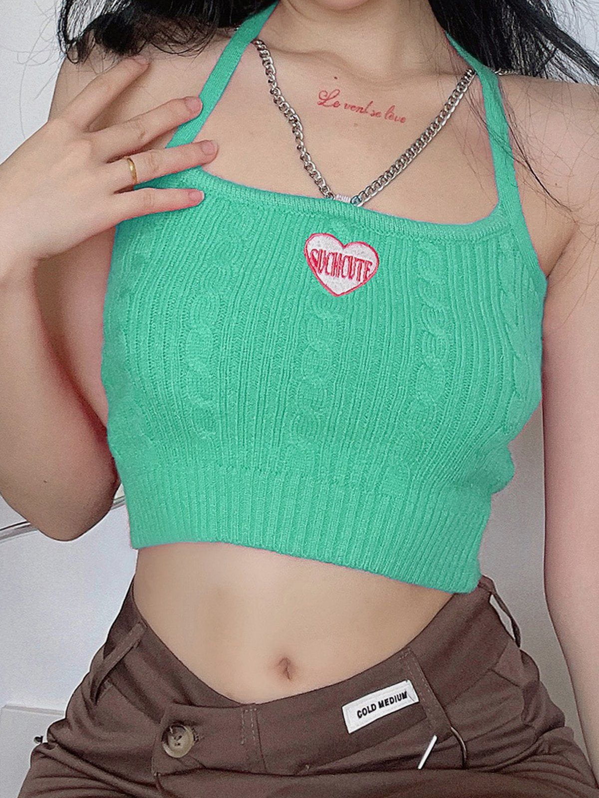 Cropped Chain Y2K