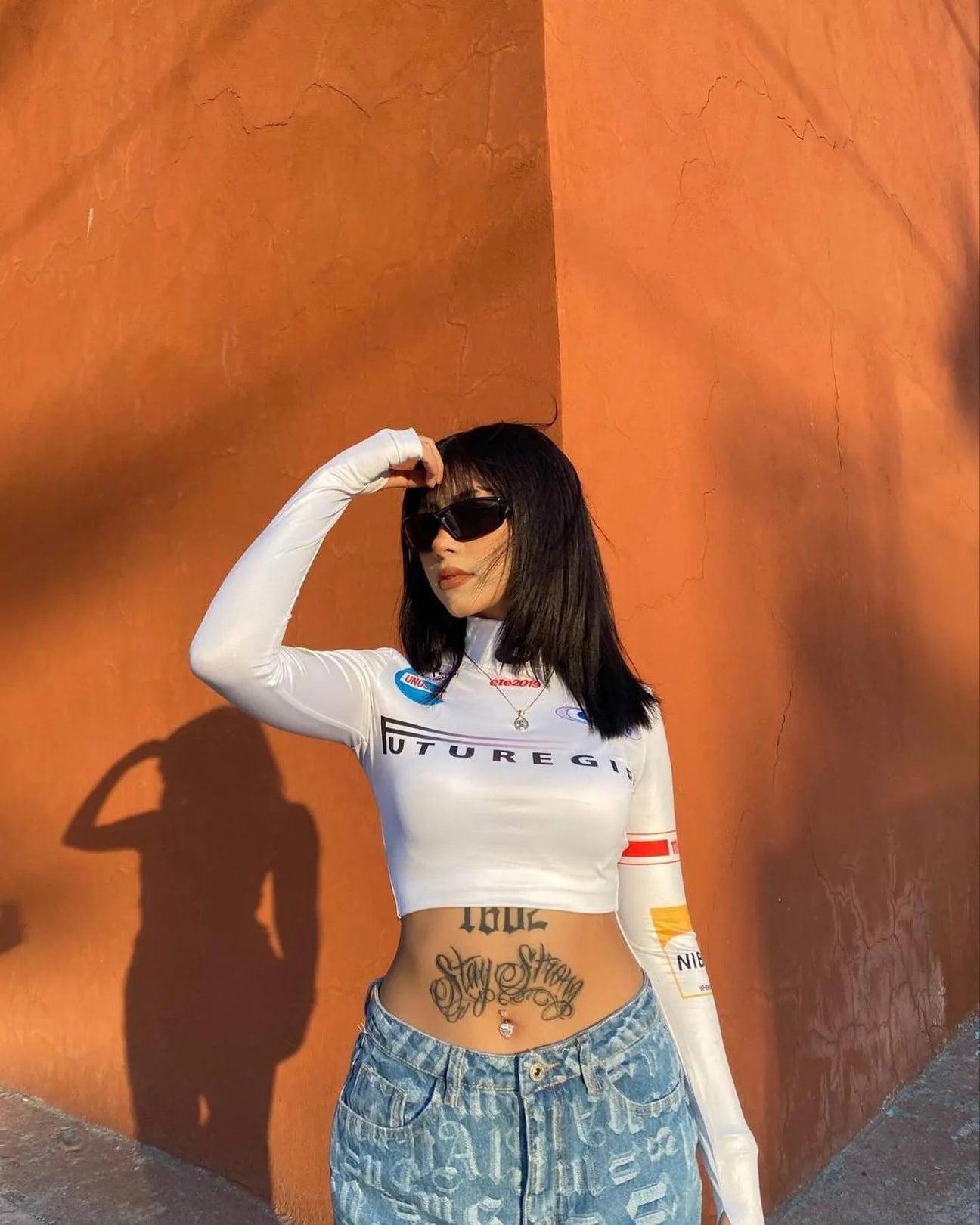 Future High Neck Racing Top