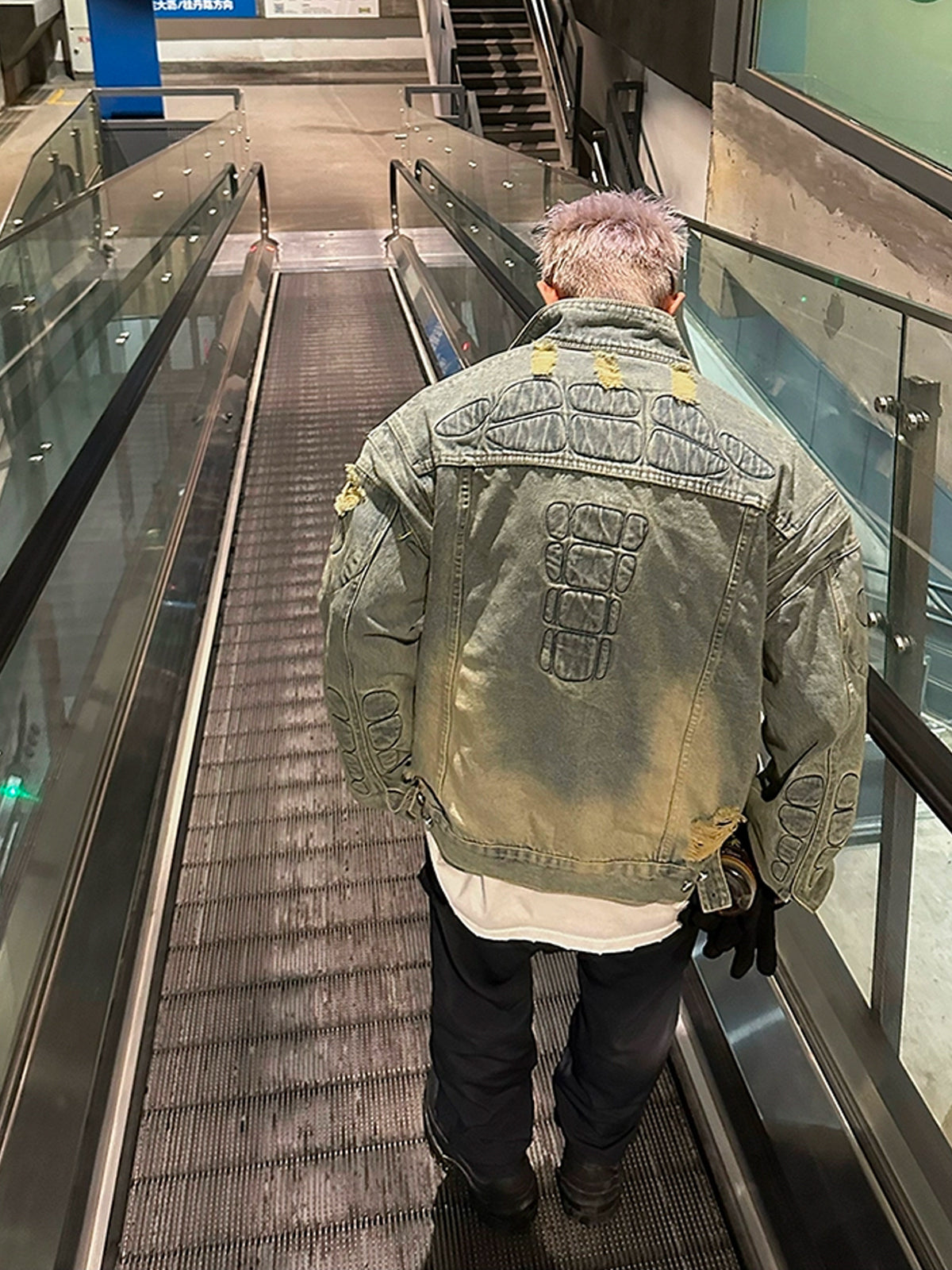 Street Motorcycle Fringe Embroidered Jacket