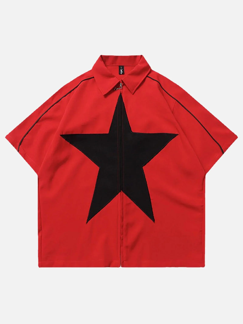 Star Splicing Shirts