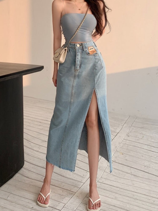 Vintage Jean Skirt