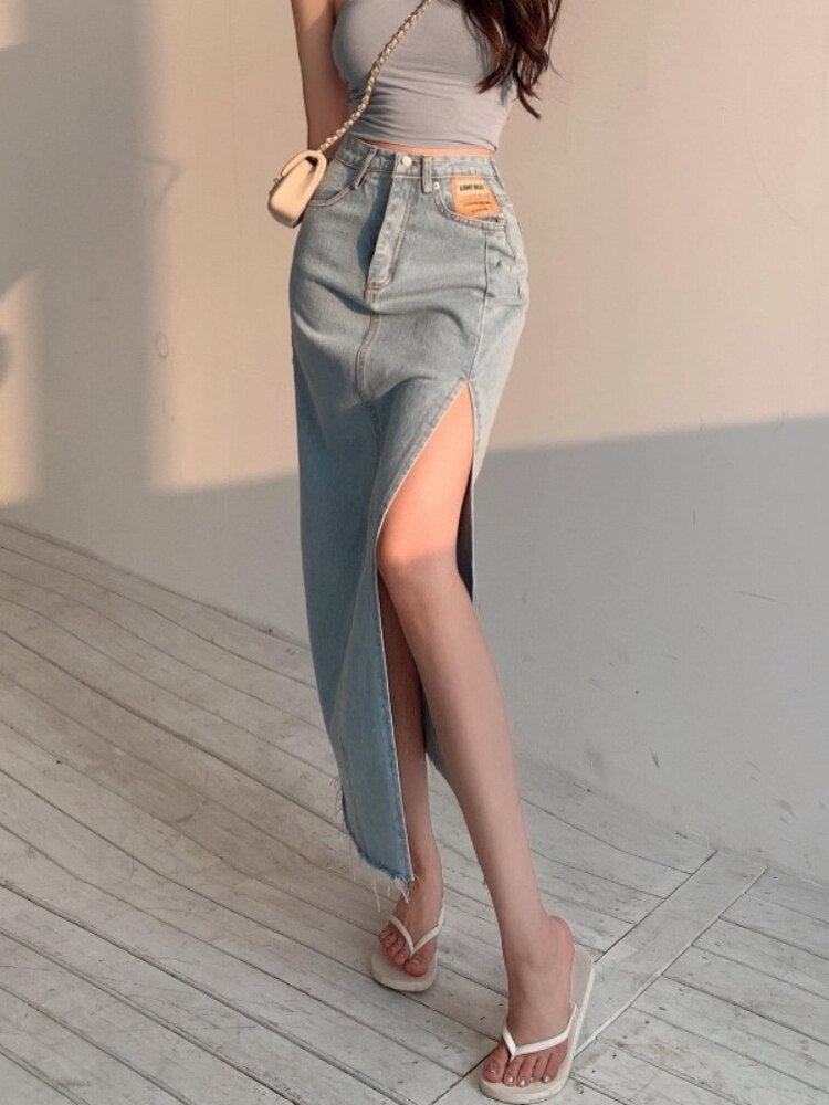 Vintage Jean Skirt
