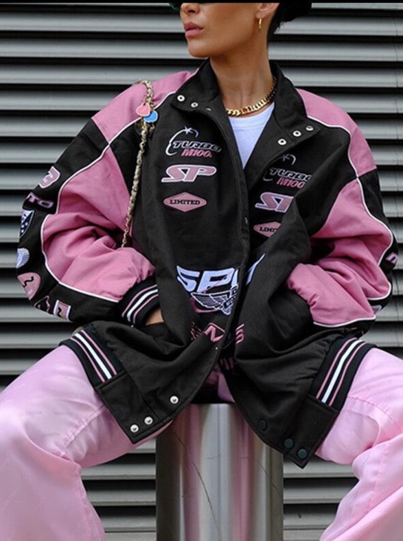 Patchwork Vintage Racing Jacket