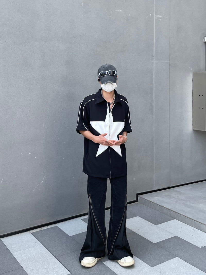 Star Splicing Shirts