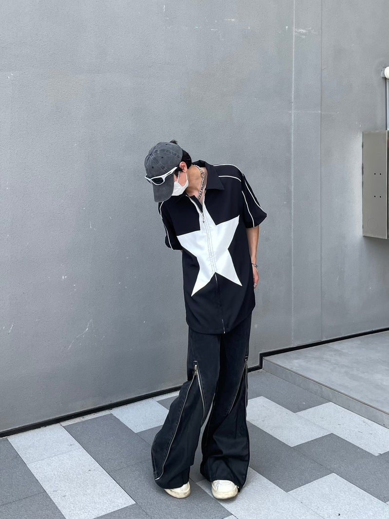 Star Splicing Shirts