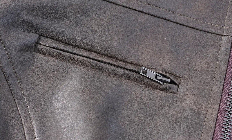 Street Leather Jacket Set