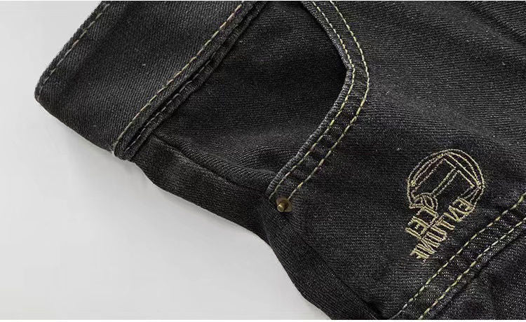 Vintage High Waist Jean Skirt