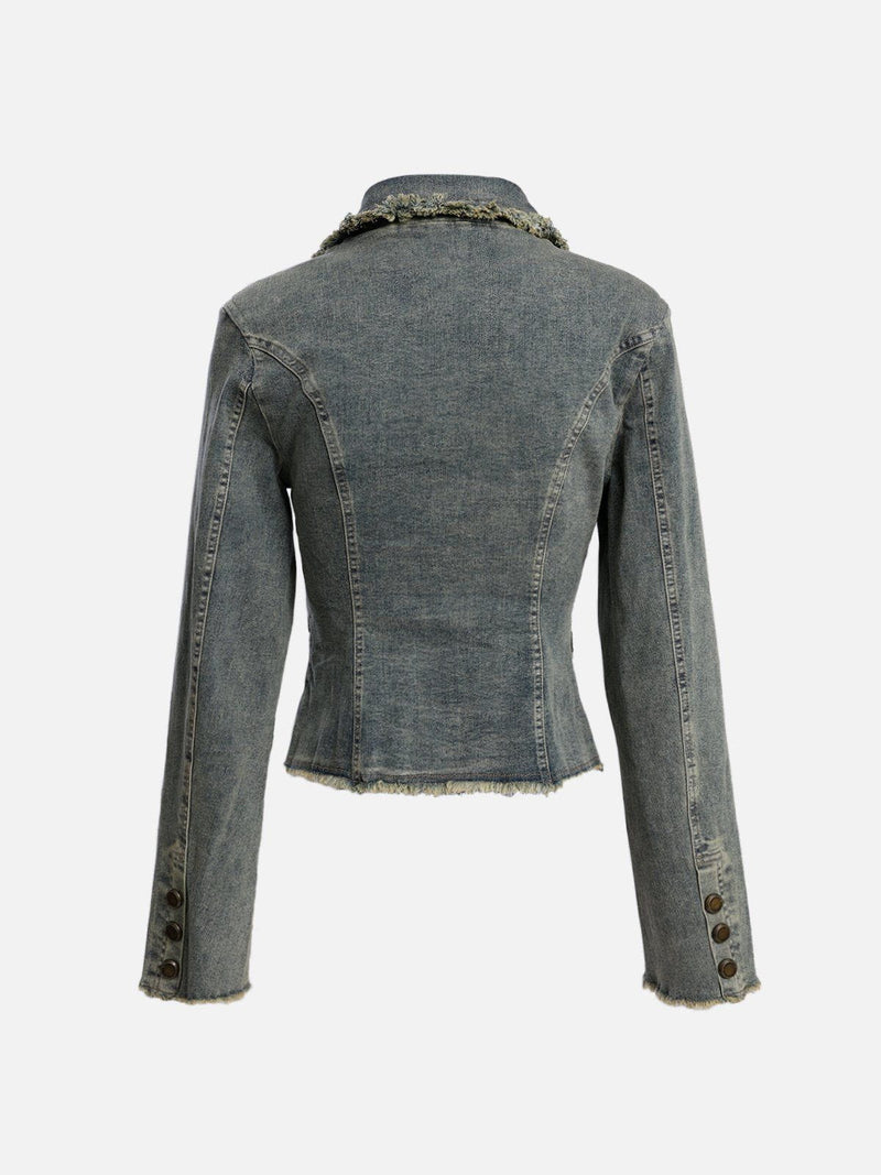 Washed Vintage Denim Jacket