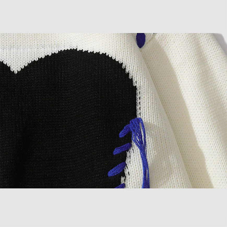 Heart Patch Sweater
