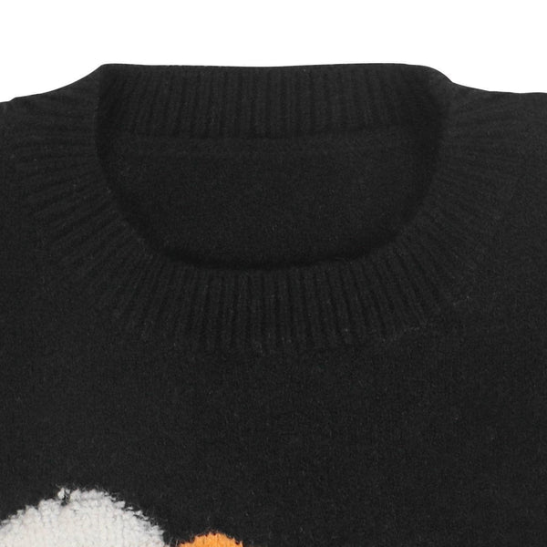 Cartoon Goose Knit Sweater