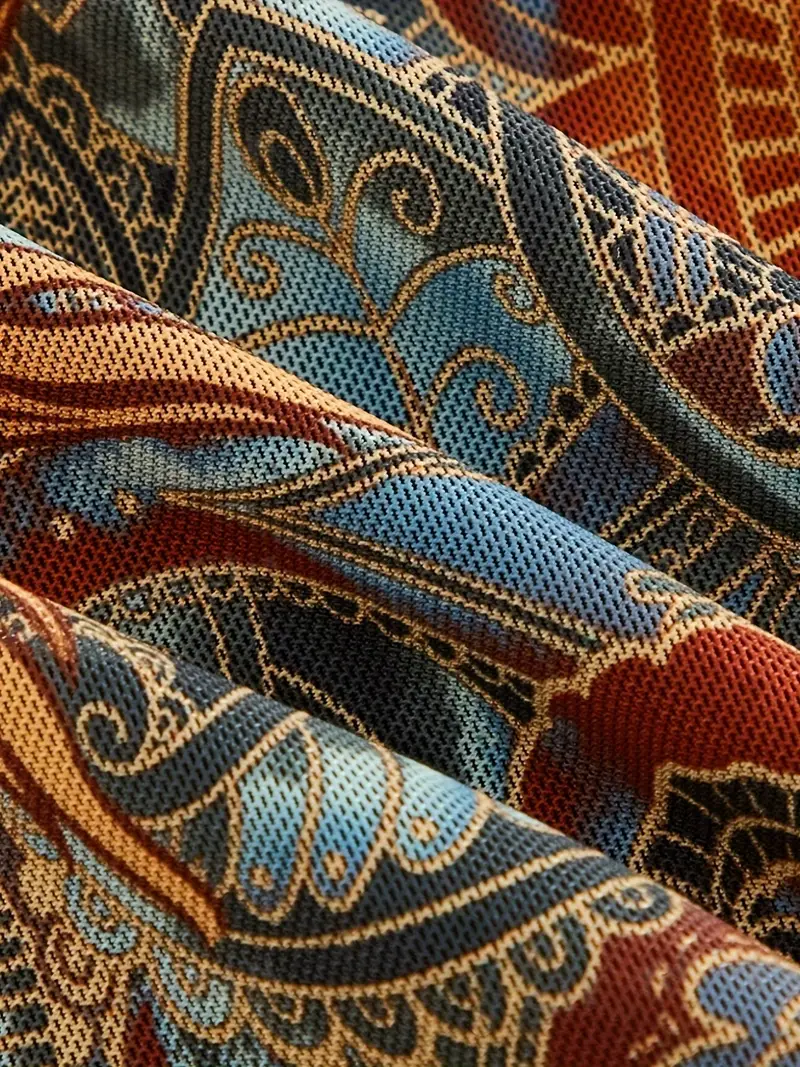 Sun Face Retro Elbise