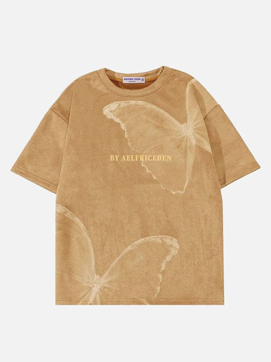 Vintage Suede Butterfly Tee