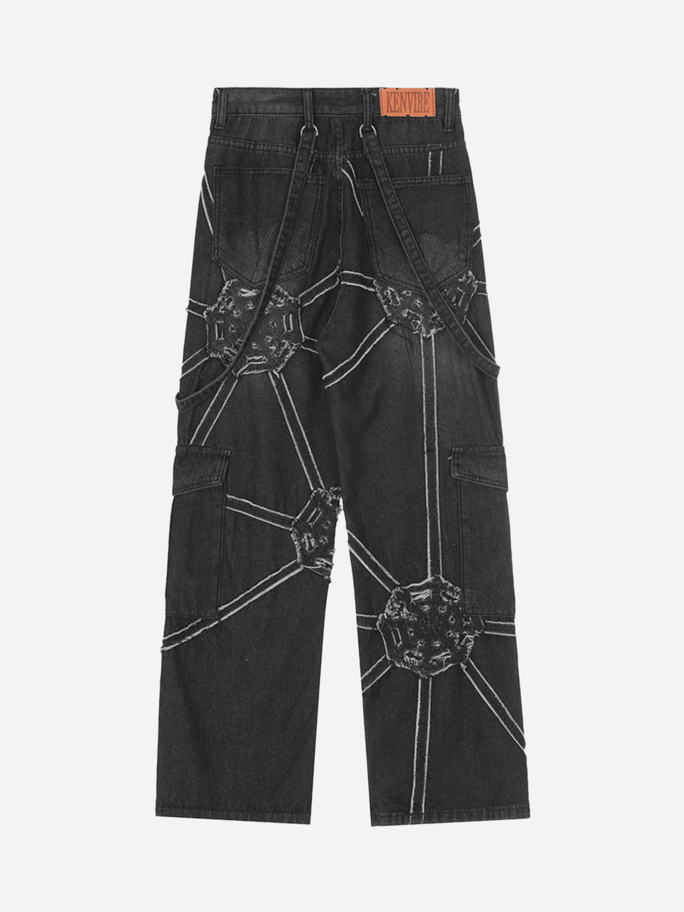 Street Spider Web Jeans
