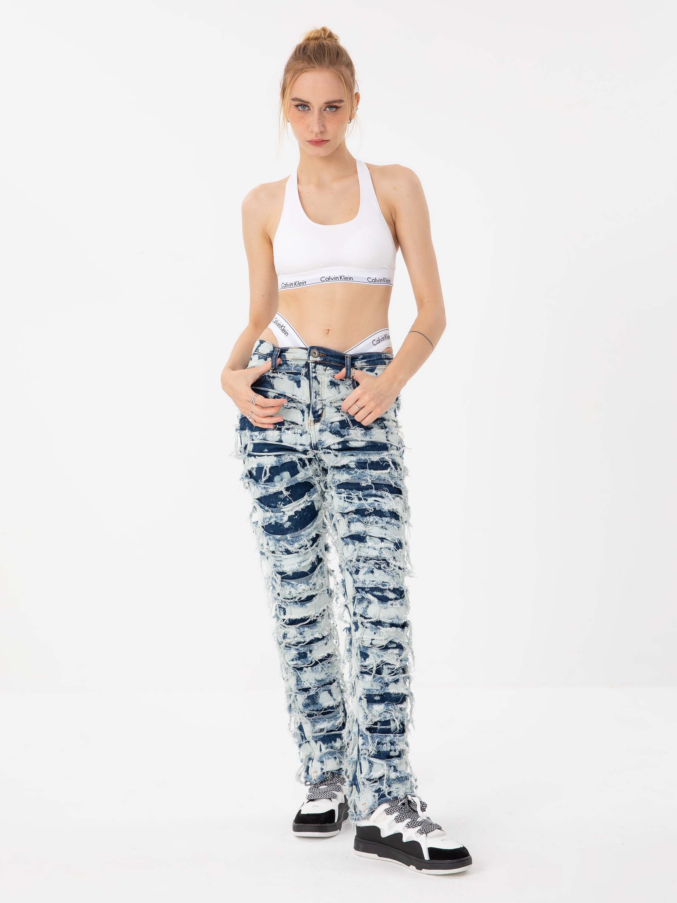 High Street Old Washed Jeans