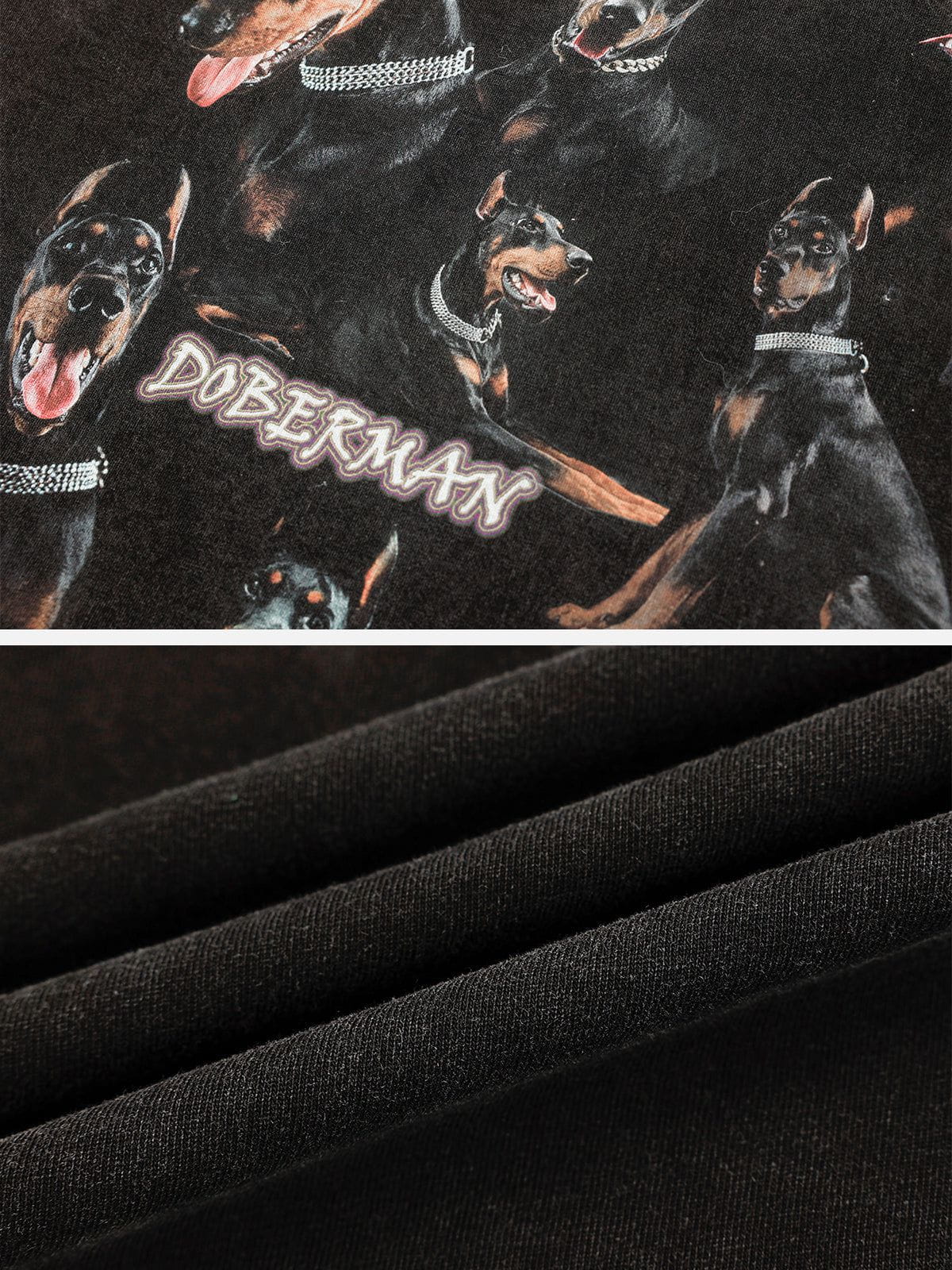 Washed Doberman Graphic Tee