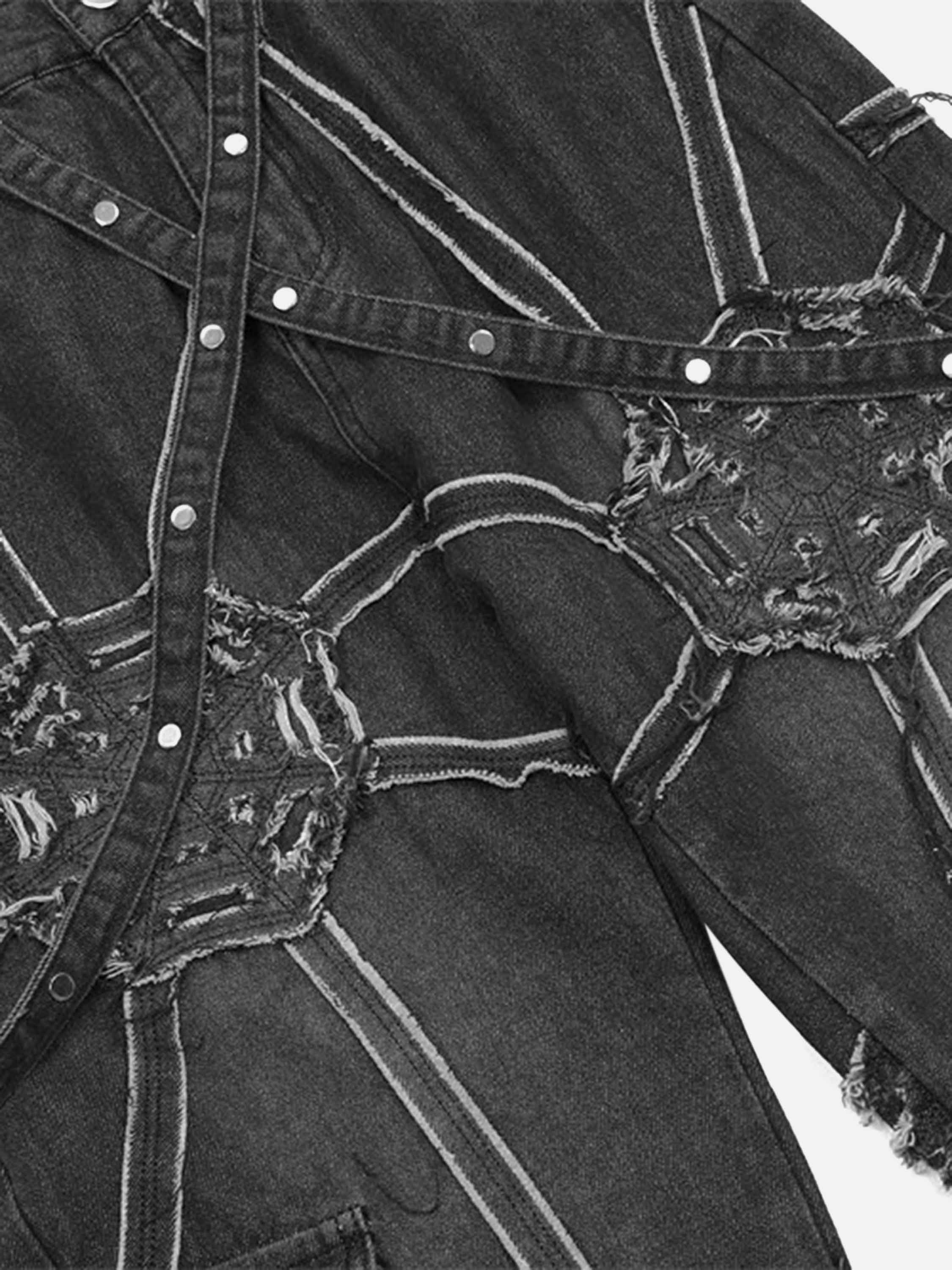 Street Spider Web Jeans
