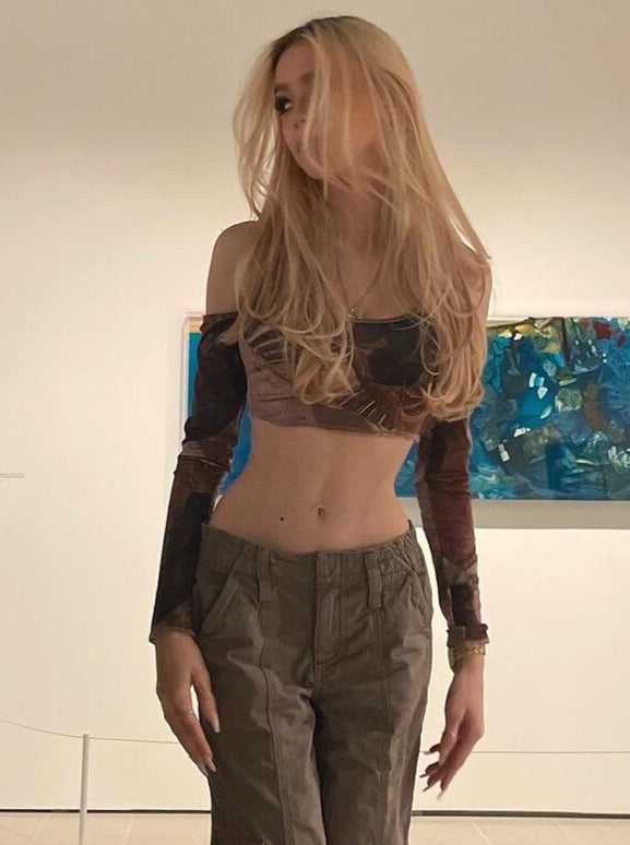 Aesthetic Vintage Crop Top