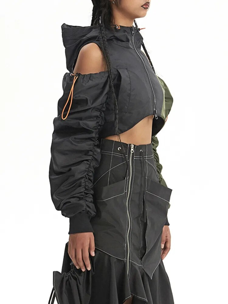 Parachute Cropped Jacket