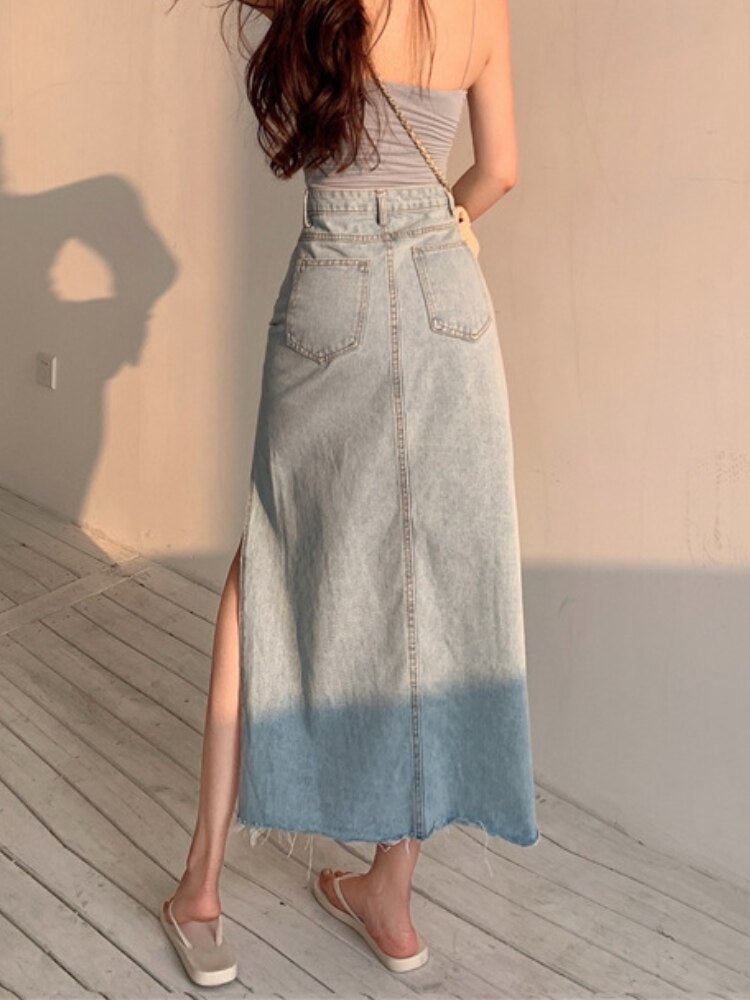 Vintage Jean Skirt