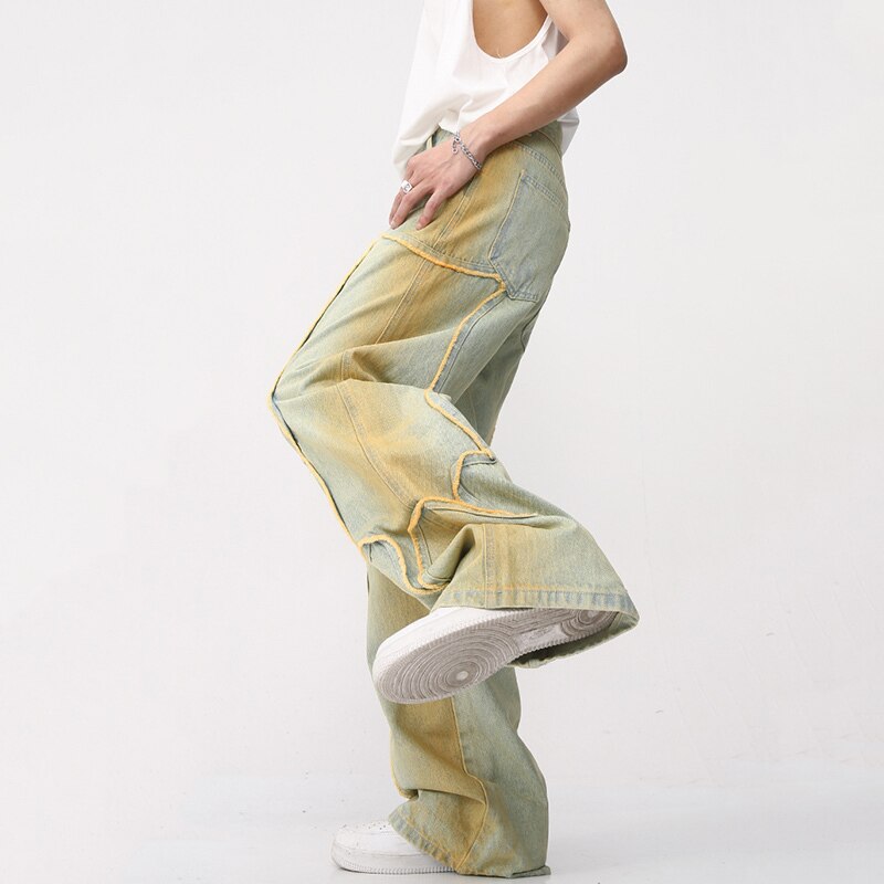 Washed Vintage Baggy Jeans