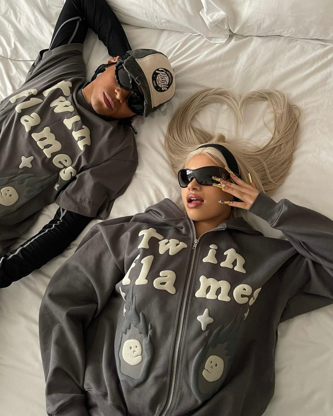 "Broken Planet" Twin Flames Hoodie