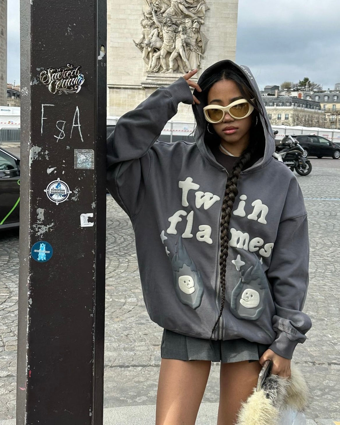 "Broken Planet" Twin Flames Hoodie