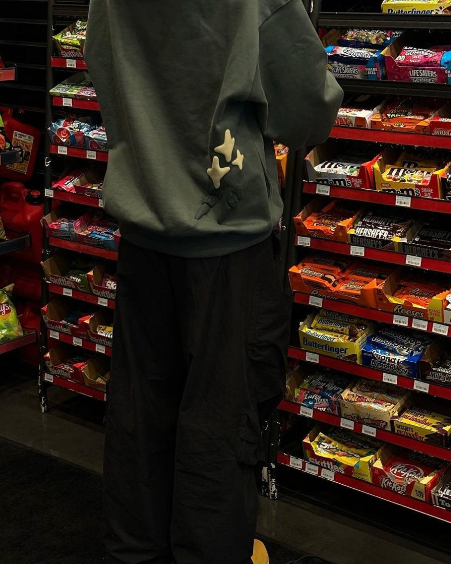 "Broken Planet" Space Trails Hoodie