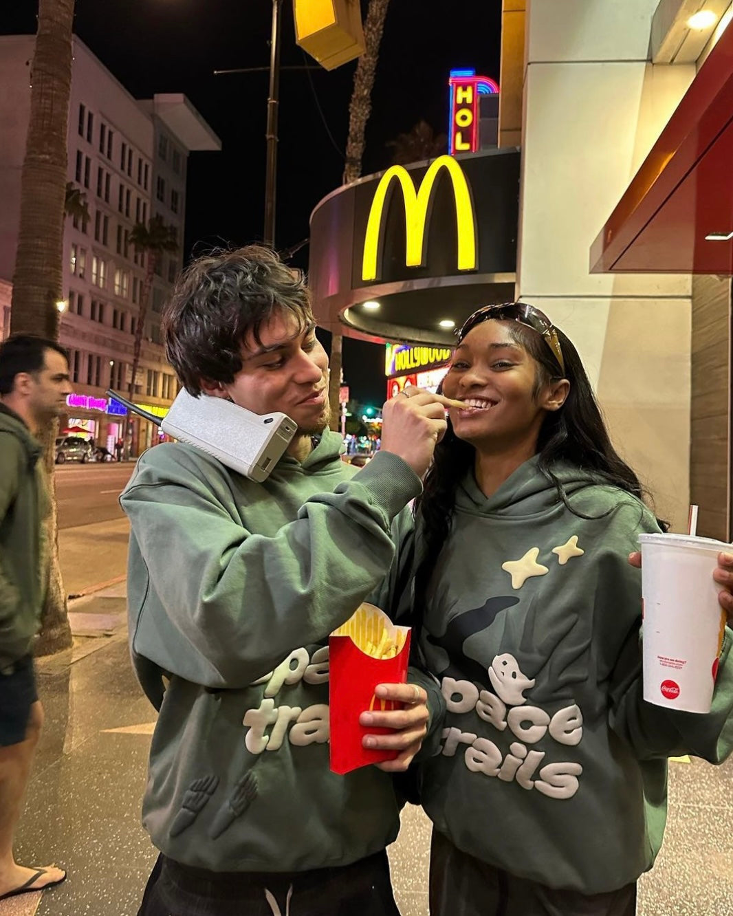 "Broken Planet" Space Trails Hoodie