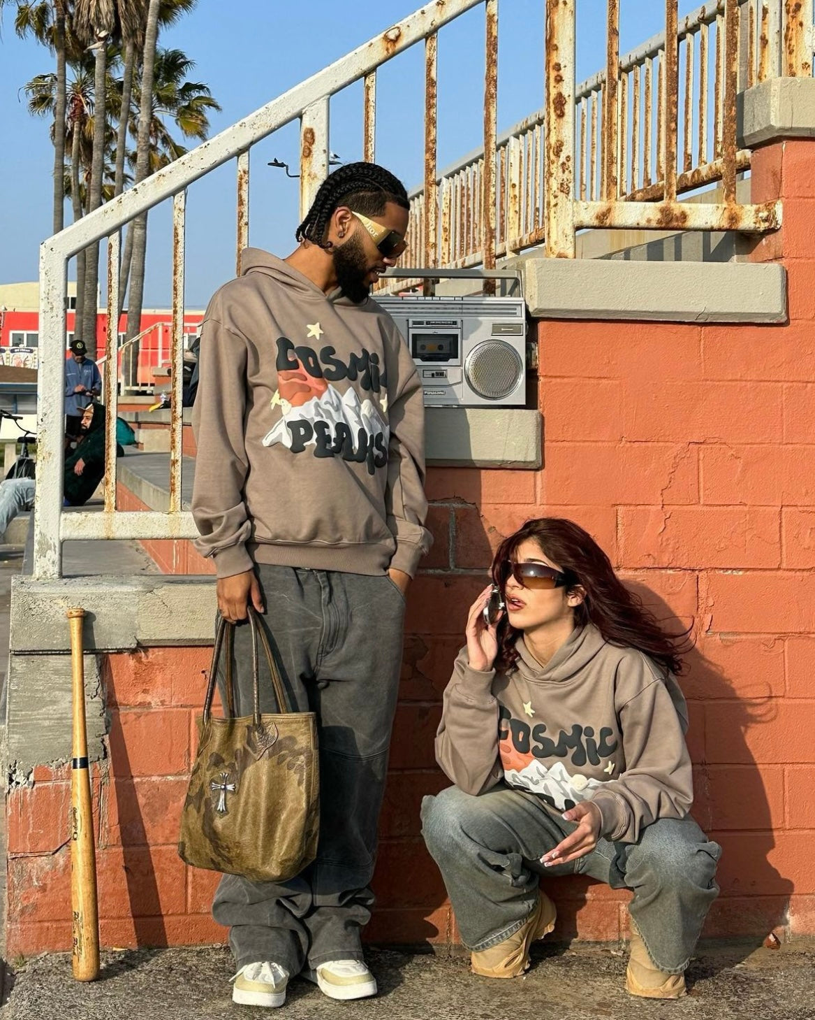 "Broken Planet" Cosmic Peaks Hoodie