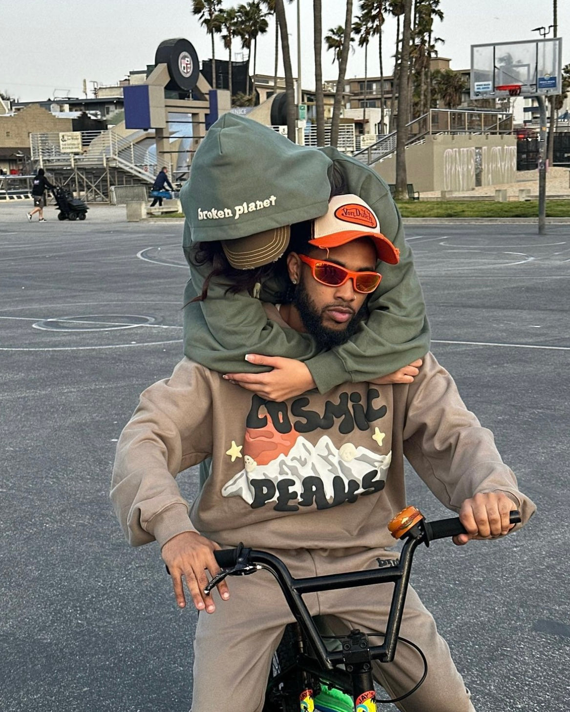 "Broken Planet" Cosmic Peaks Hoodie