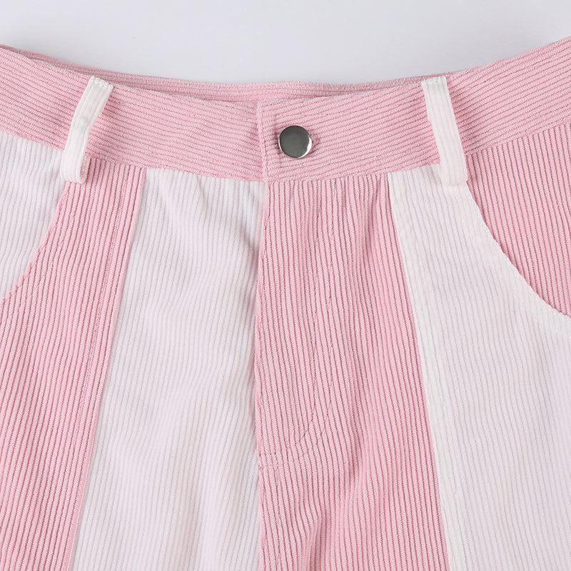 Patchwork Velvet Pant