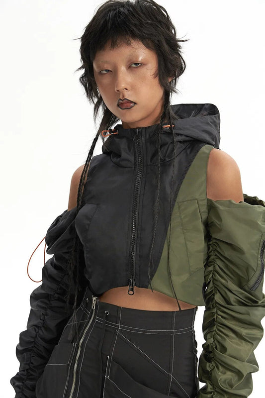 Parachute Cropped Jacket