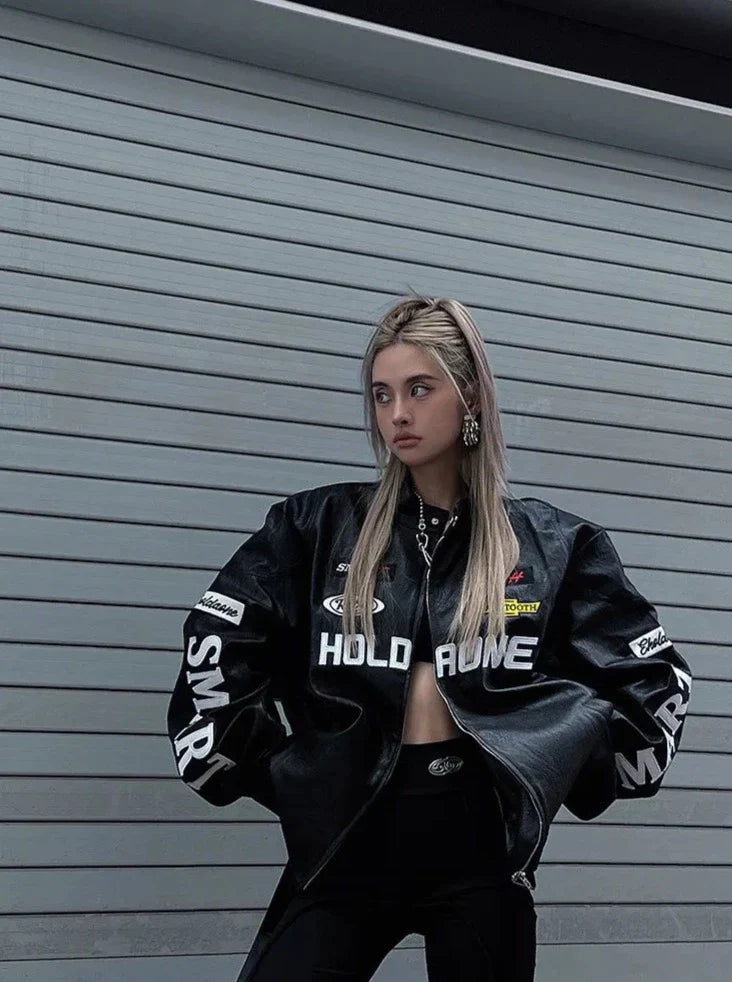 "HOLD A ONE" High Street Racing Jacket