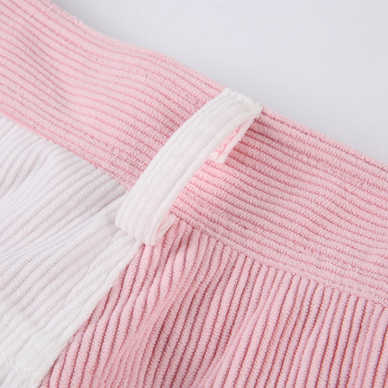 Patchwork Velvet Pant