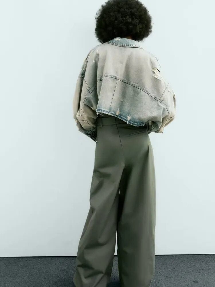 "Street Star" Fringe Denim Jacket