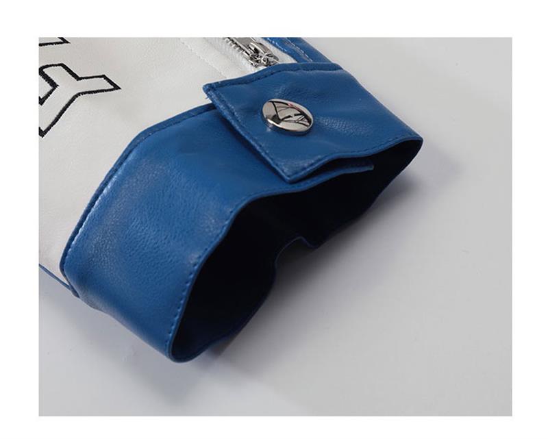 Biker Cropped Motorcycle Jacket