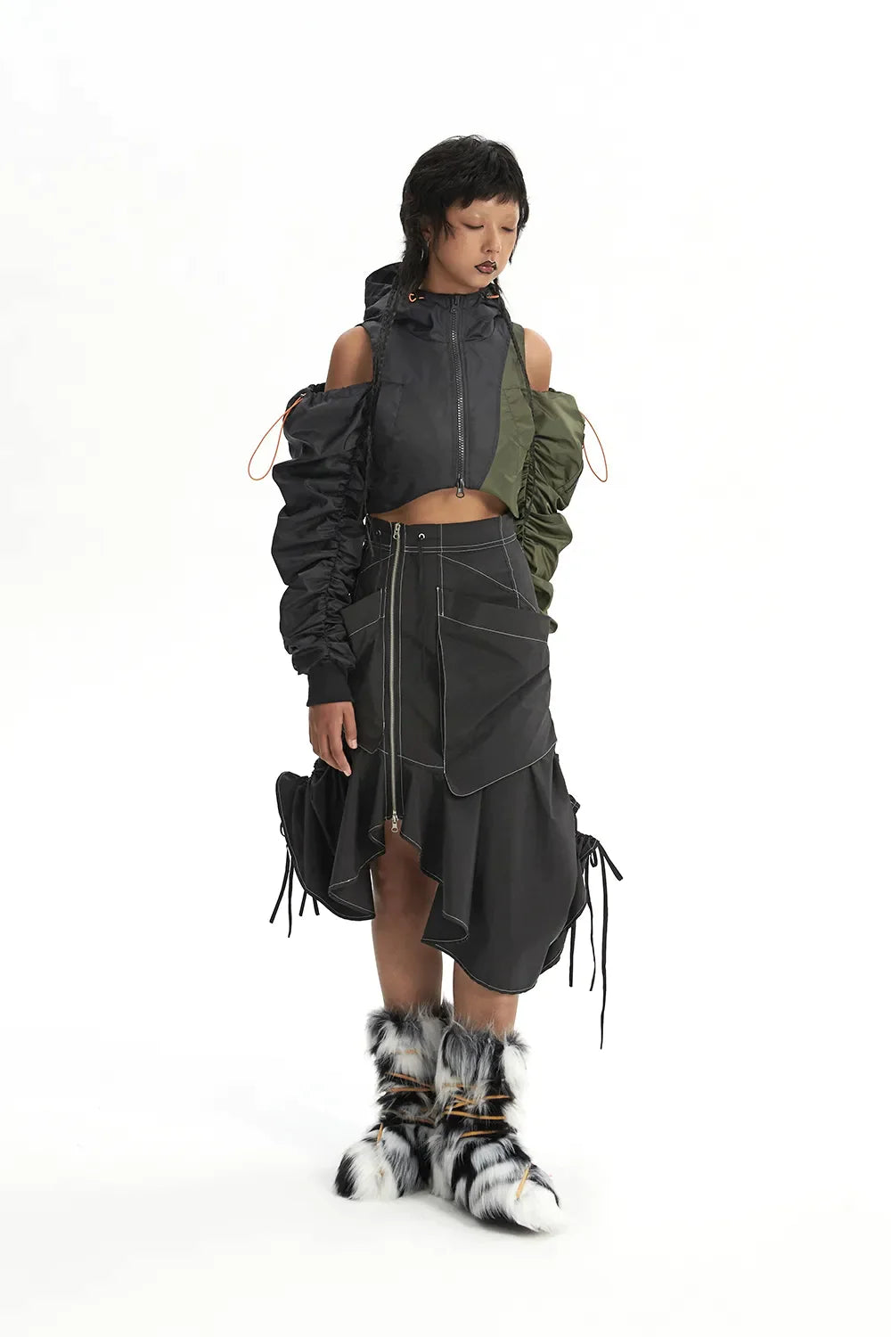 Parachute Cropped Jacket