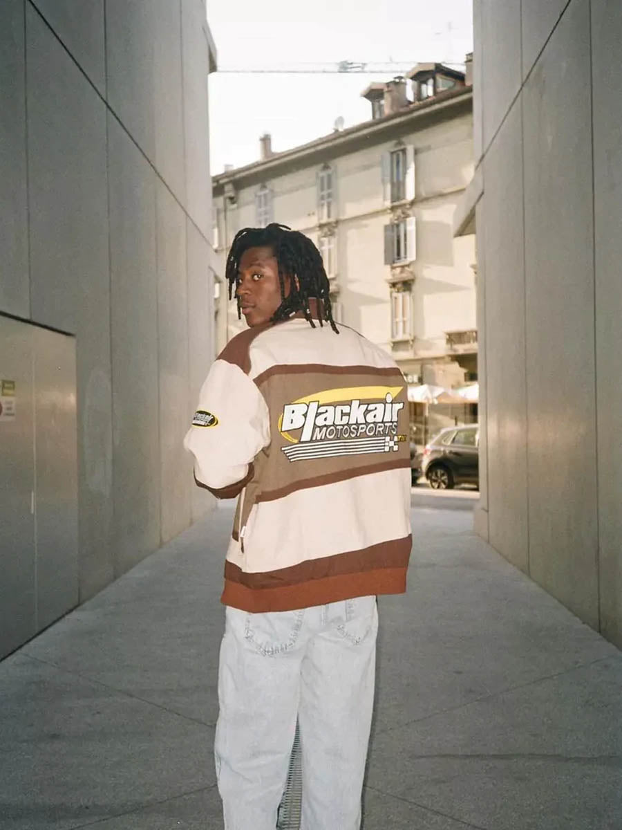 "Blackair" Retro Racing Jacket